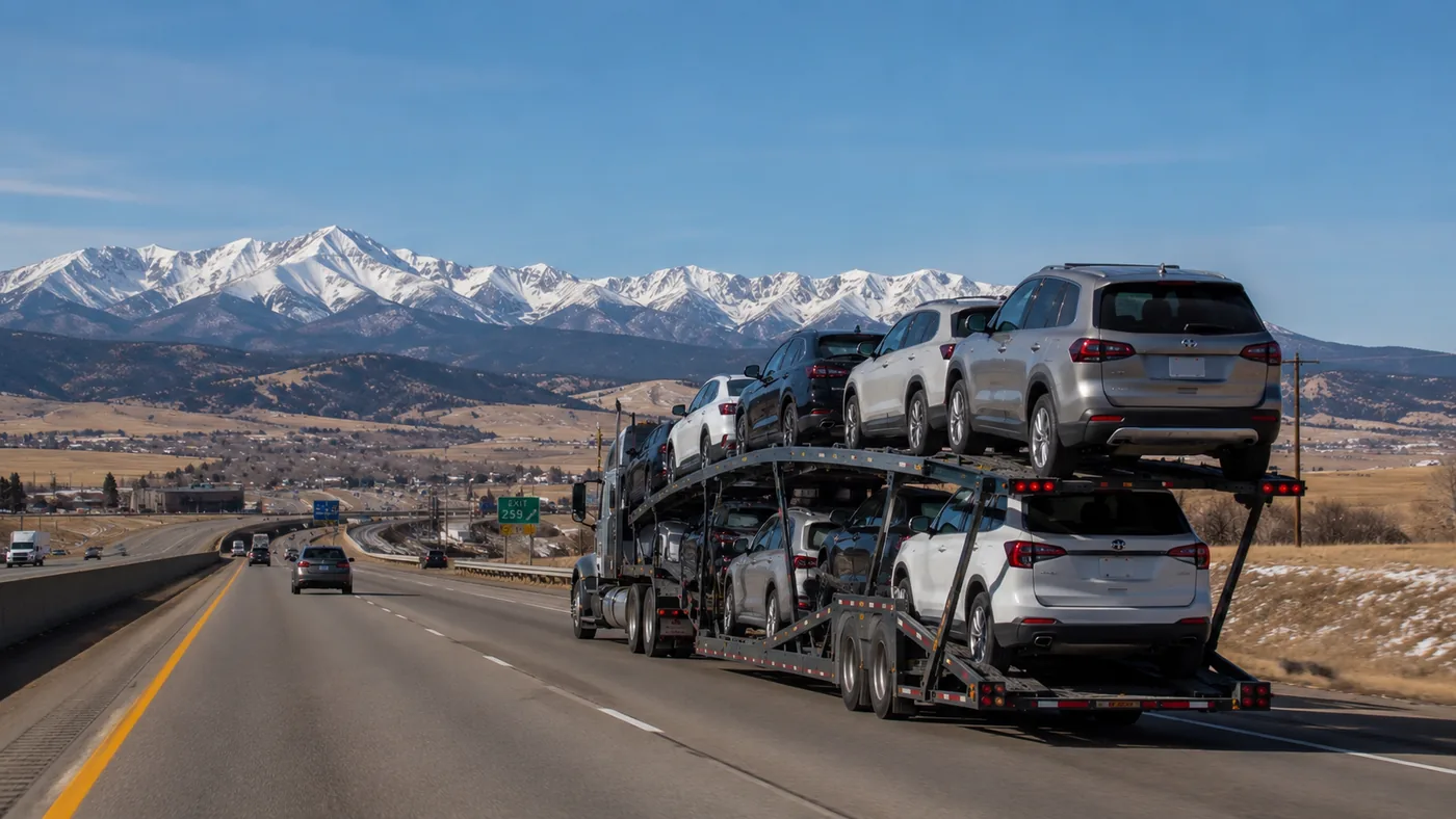 Car shipping to and from Colorado with US Car Mover - door-to-door open and enclosed auto transport