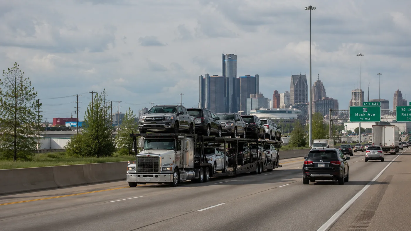 Car shipping to and from Michigan with US Car Mover - door-to-door open and enclosed auto transport