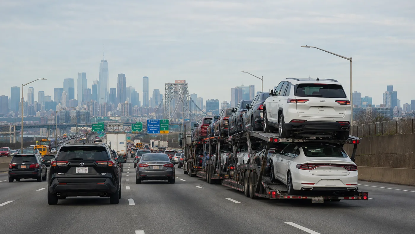 Car shipping to and from New York with US Car Mover - door-to-door open and enclosed auto transport