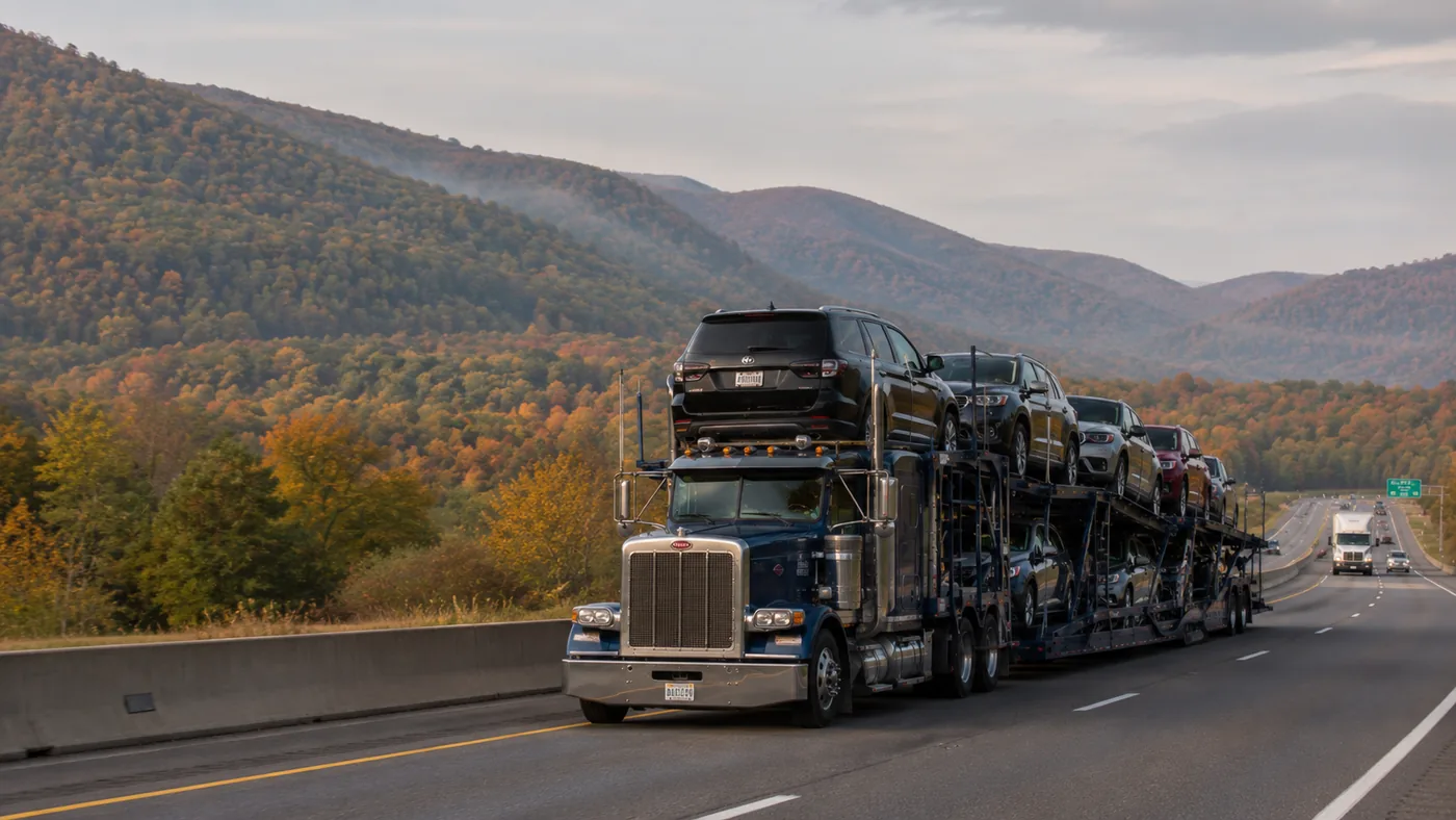 Car shipping to and from Pennsylvania with US Car Mover - door-to-door open and enclosed auto transport