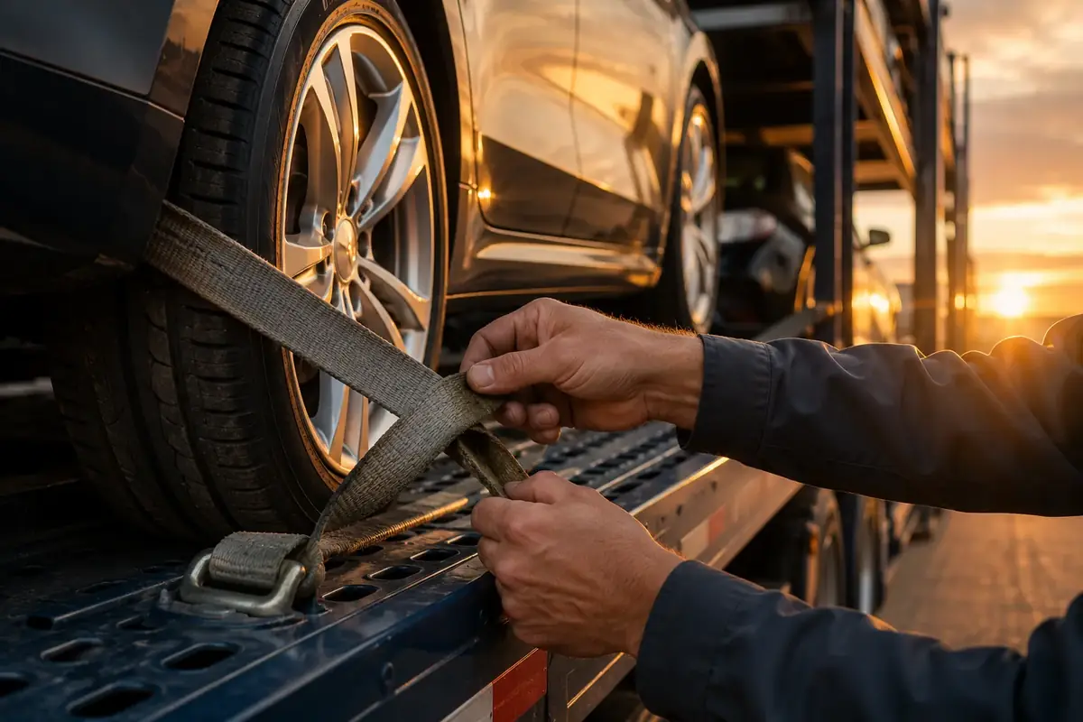 US Car Mover specialists coordinating a door-to-door vehicle shipment